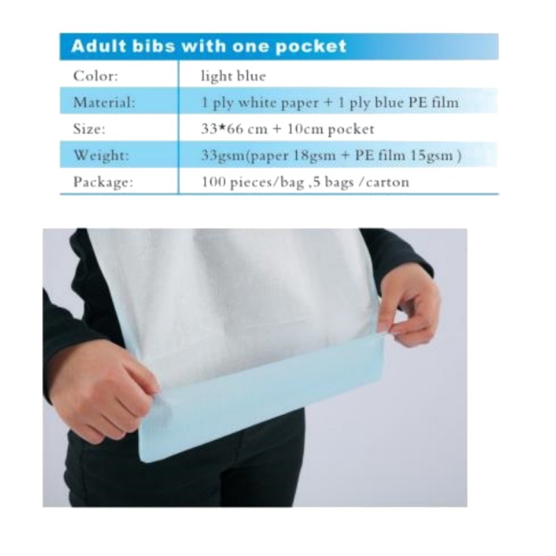 Adult Bib with Pocket supplied by WinHyCare