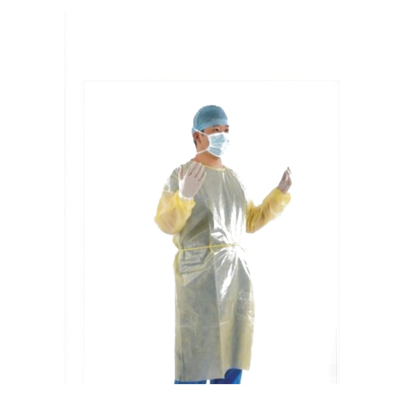 PE-Coated Isolation Gown supplied by WinHyCare