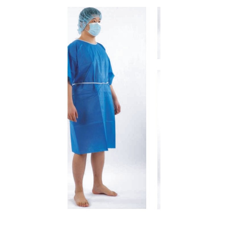 Short-Sleeve Patient Gown supplied by WinHyCare